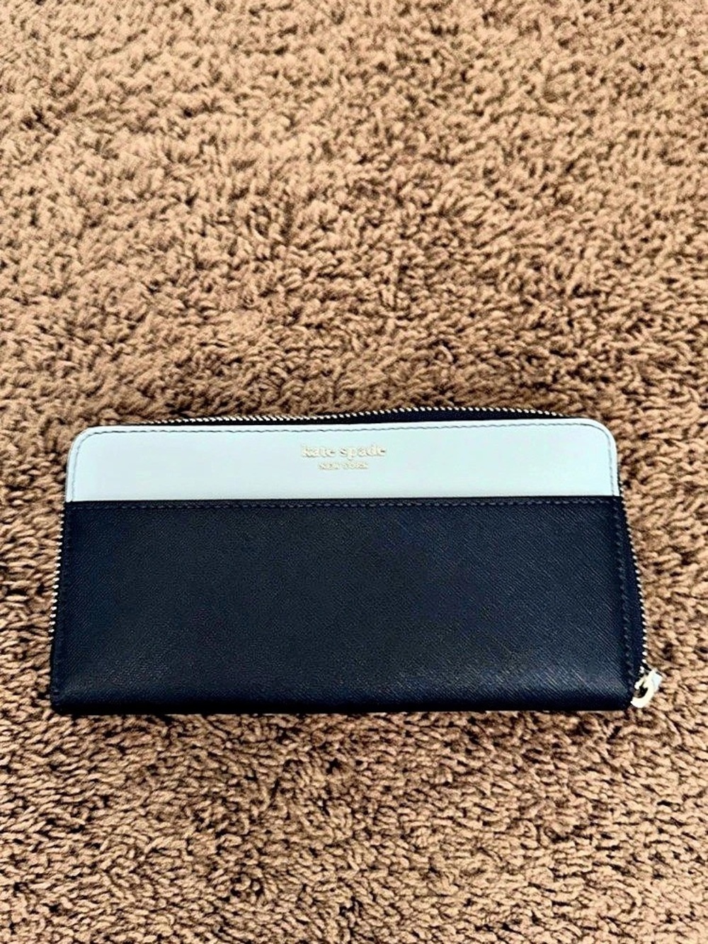 Kate Spade Staci Large Continental Wallet Black & Blue